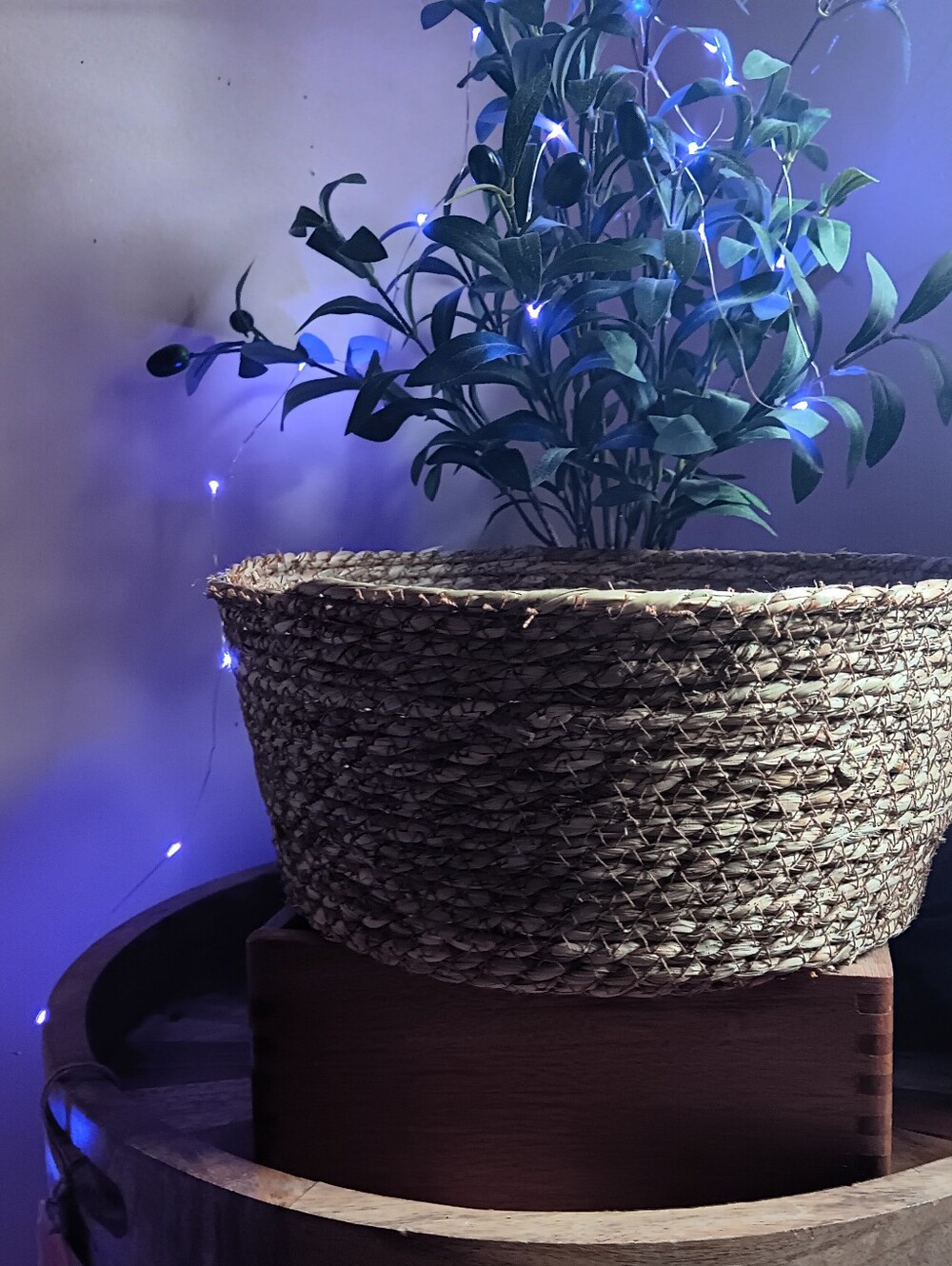 Natural Seagrass Planter Basket - Home Accents